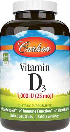 Vitamin D3 1000 IU 360 soft gels Луцьк