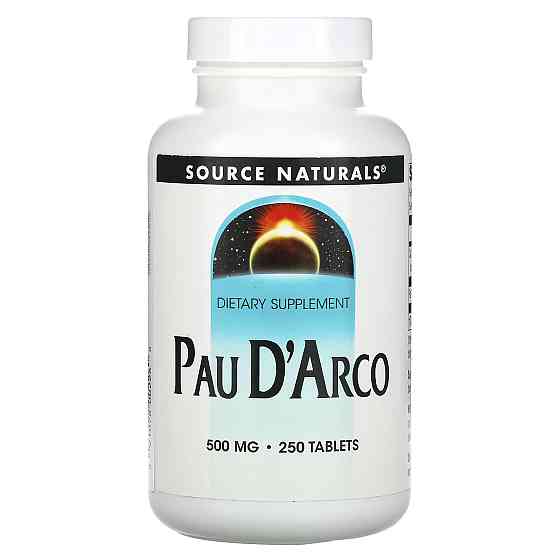 По д'арко, Pau D'Arco, Source Naturals, 250 мг, 250 таблеток Луцк