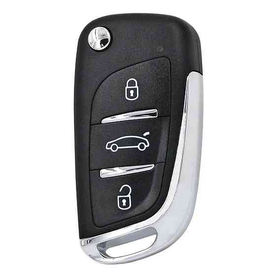 Выкидной ключ Peugeot с чипом и 3 кнопками Киев