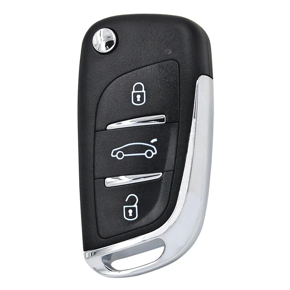 Выкидной ключ Peugeot с чипом и 3 кнопками Киев - изображение 1