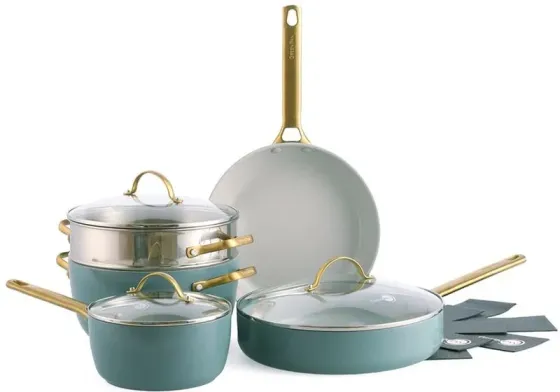 GreenPan Набір каструль та сковорідок PADOVA SkyBlue 10 elementów Київ