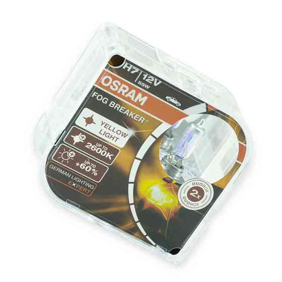 Автолампа 12V 55 W FOG Breaker 60% (пара)***** колір свічення жовтий H7 Мукачево