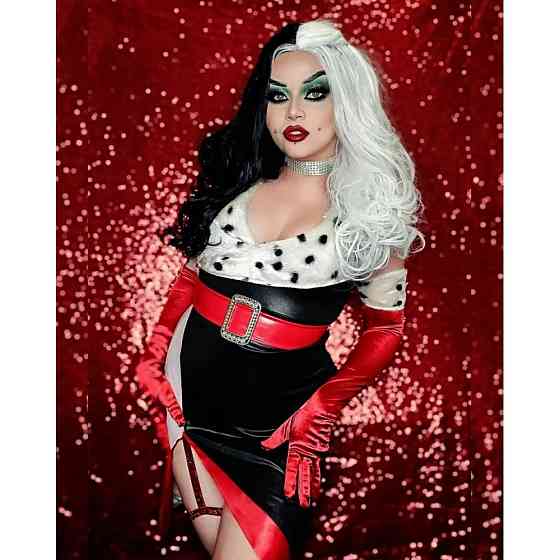 Перука чорно-біла Leg Avenue Leg Avenue Cruella, розмір O/S, довжина 64 см Sex Aura Київ