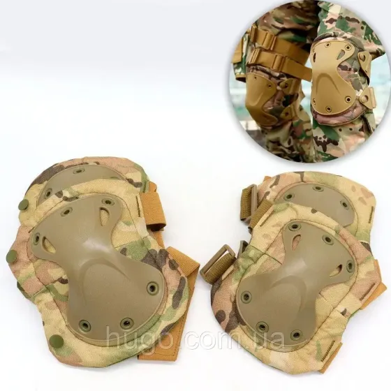Комплект захисту налокітники та наколінники KN-04 Мультикам SBR Київ