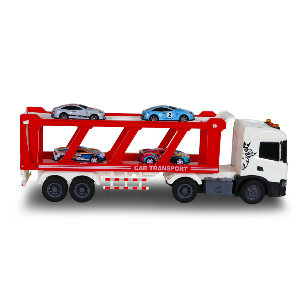 Ігровий набір серії Large Truck – Автоперевізник Scania (4 машини, світло, звук) Дніпро - фото 10