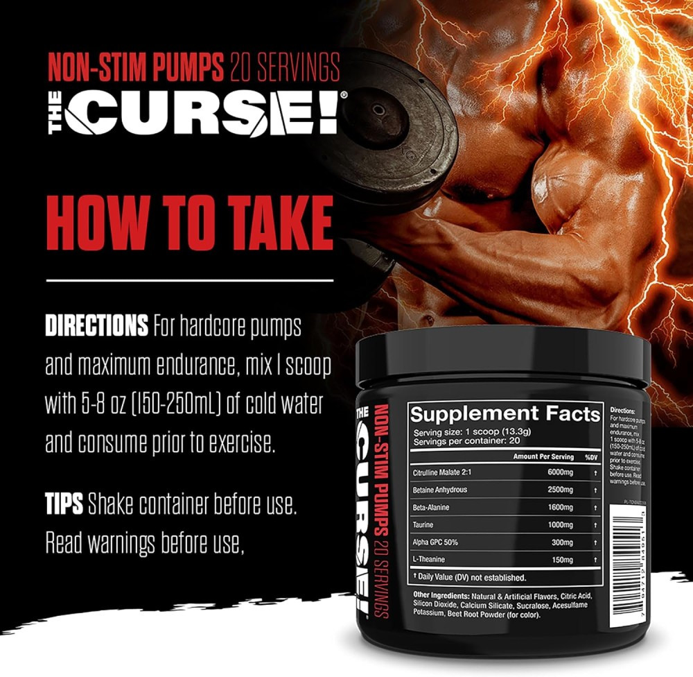 THE CURSE Non-Stim Pumps 266 gram (Watermelon) Луцк - изображение 3