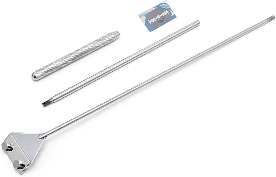 Скребок для акваріума скло нержавіюча сталь лезо для очищення водоростей 4,3×1,8 см ергономічний Київ - фото 1