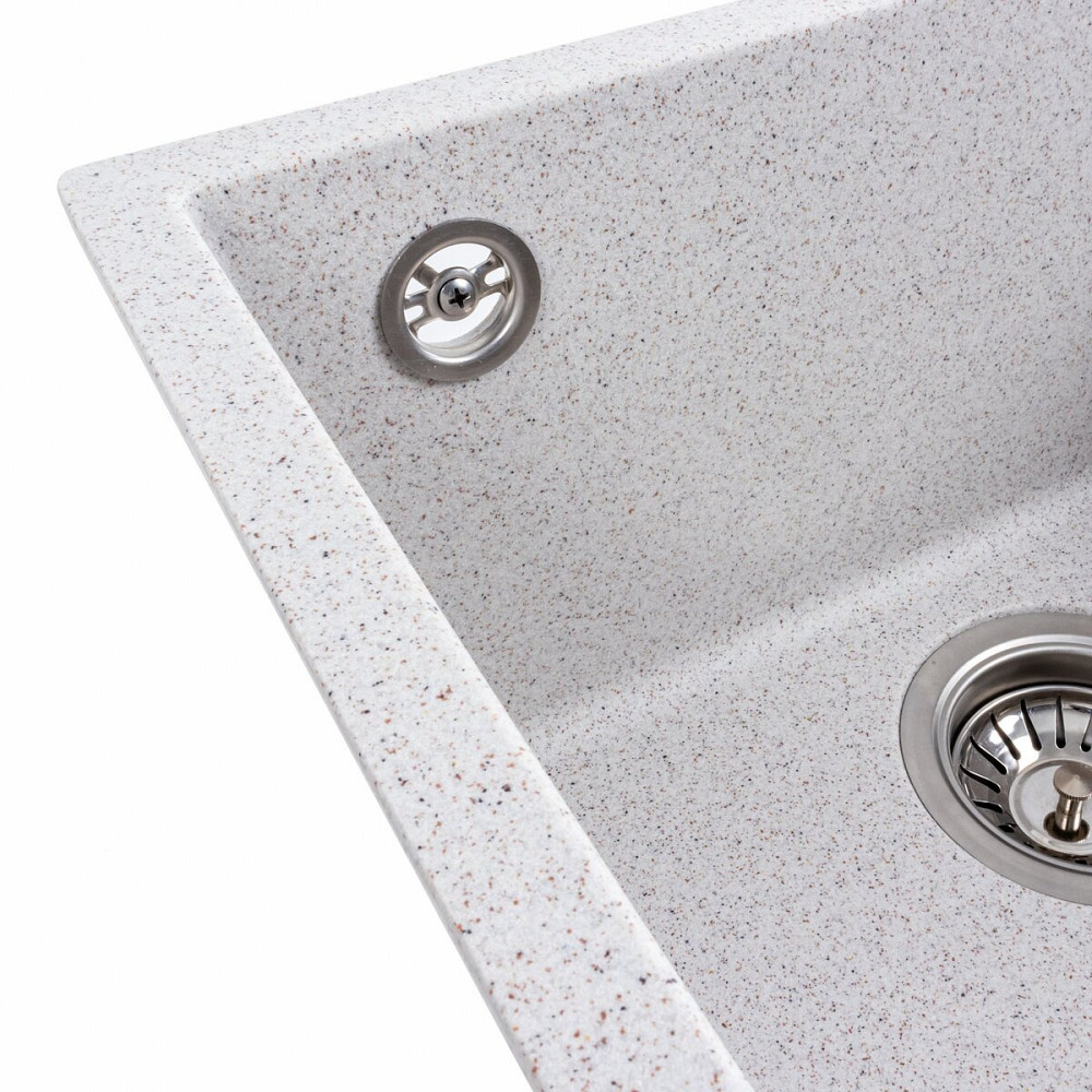 VALESO Гранітна мийка для кухні VALESO RUBA 4040 матова Топаз Киев - изображение 6