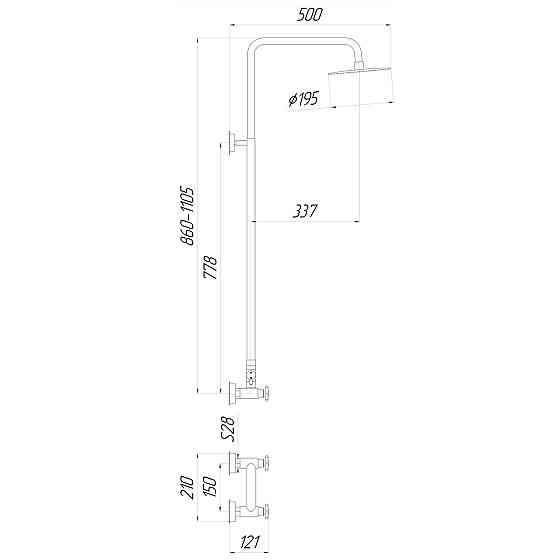 Душова система Globus Lux DUKAT SD4-SH-02 (000022971) Київ