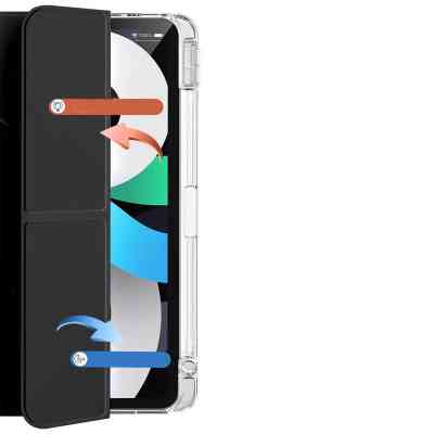 Чехол для планшета Armorstandart Ultra Slim Origami Transparent Apple iPad Pro 12.9 2020/2021/2022 Black (711694) Винница