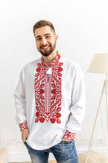 Мужская льняная вышиванка Всеволод Кривой Рог - изображение 1