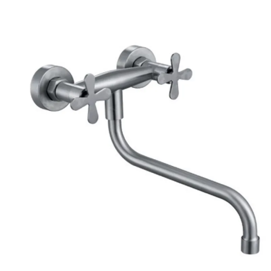 Кухонний змішувач Zerix GTA-005 з нержавіючої сталі SUS304 (ZX5845) Харків