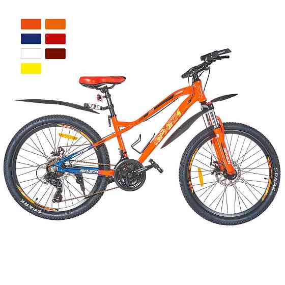 Велосипед SPARK HUNTER (колеса - 24", алюмінієва рама - 14") (Безкоштовна доставка Новою Поштою) Харків