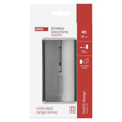 Дверний дзвінок EMOS бездротовий P5763R 3x AA for P5760, P5763, P5760T (P5763R) Вінниця - фото 11