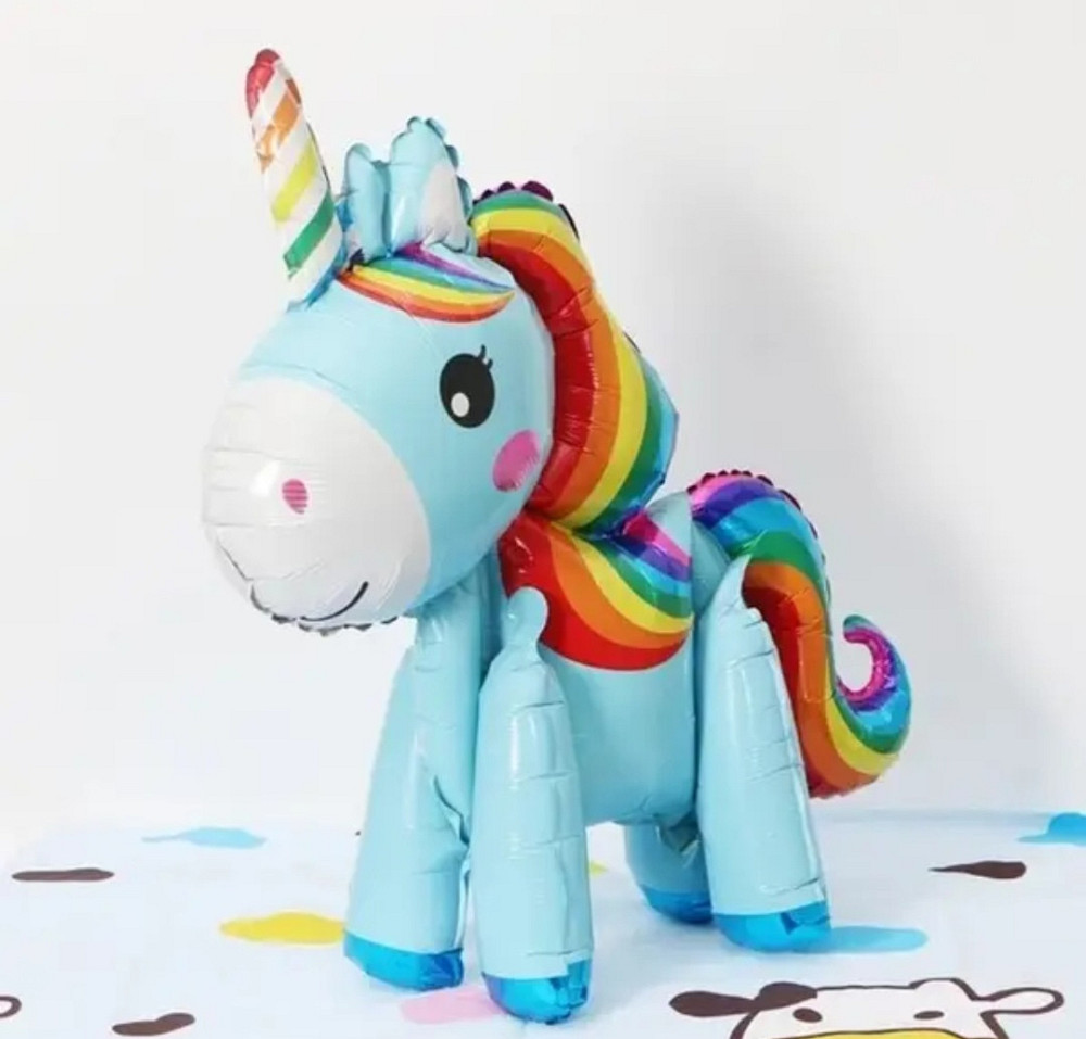 Фольгированный шарик стоячая фигура Единорог радудный 60*68см Киев - изображение 1