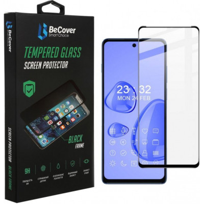 Стекло защитное BeCover Motorola Moto G200 Black (707242) Винница - изображение 1