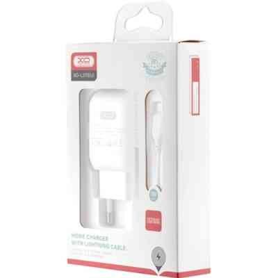 Зарядное устройство XO L37 2.1A/1USB + cable Lightning White (L37i-WH) Винница