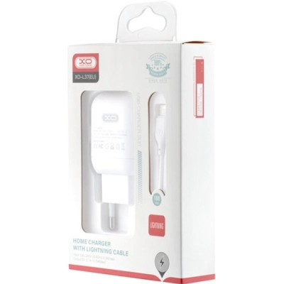 Зарядное устройство XO L37 2.1A/1USB + cable Lightning White (L37i-WH) Винница - изображение 2