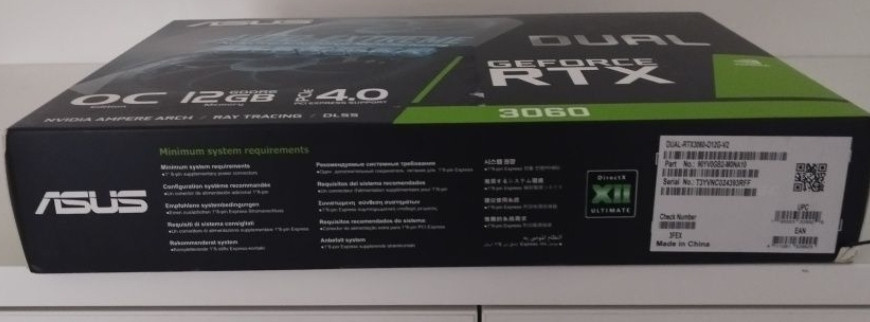 Видеокарта ASUS DUAL-RTX3060-O12G-V2 Киев - изображение 2