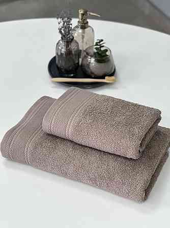 Комплект махровых полотенец IDEAL TEXTILE Легкий бриз 50х90 + 70х140 см 450 г/м2 100% хлопок Мокка Черновцы