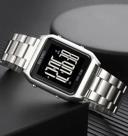 Чоловічий наручний годинник Skmei 1879 (Сріблястий) Вінниця