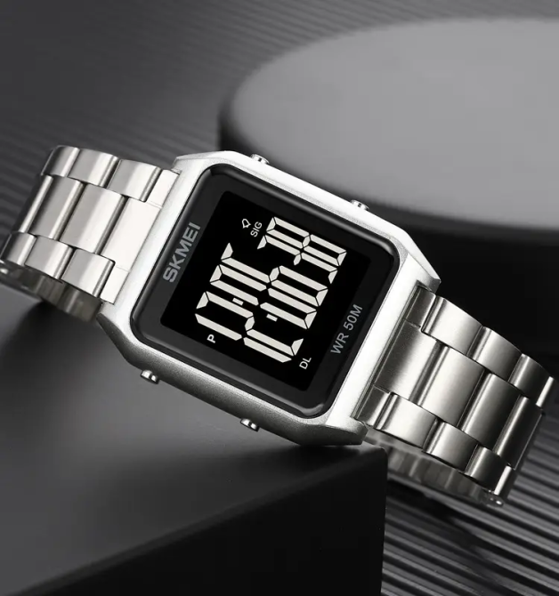 Чоловічий наручний годинник Skmei 1879 (Сріблястий) Вінниця - фото 6