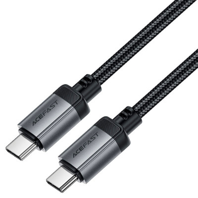 Дата кабель USB-C to USB-C 1.2m 3A aluminum alloy C20-03 Black Acefast (6974316283775) Винница - изображение 3