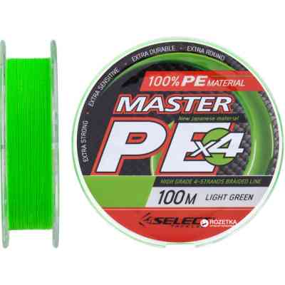 Шнур Select Master PE 100m Light Green 0.20mm 24kg (1870.17.07) Вінниця