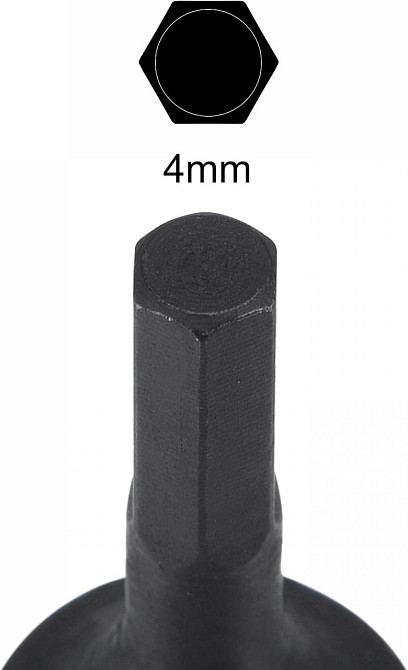 Головка 1/4" з насадкою Hex 4мм ударний Одеса - фото 2