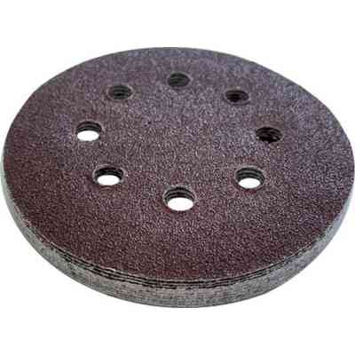 Круг зачистной Зеніт 125 мм с отверстиями под пылевывод (10 шт.) Р60 (12500060) Винница