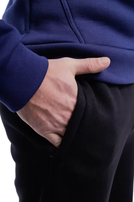 Штани чоловічі теплі з начосом Bono No503/950101 чорні 56 Київ - фото 4