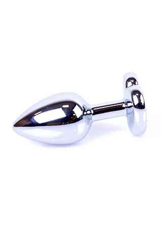 Анальна пробка - Jewellery Silver Heart Plug Clear Sex Aura Київ