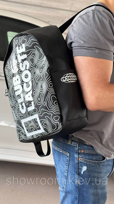 Мужской стильный рюкзак Lacoste (2045) Киев - изображение 3