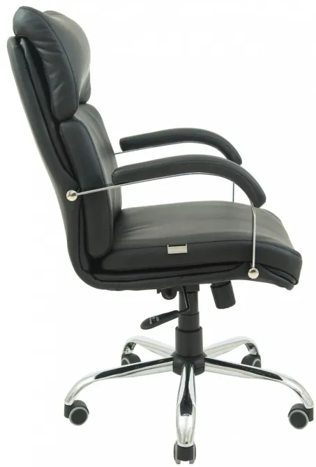 Офисное Кресло Руководителя Richman Dakota Fly 2230 Хром М3 MultiBlock Черный Киев - изображение 3