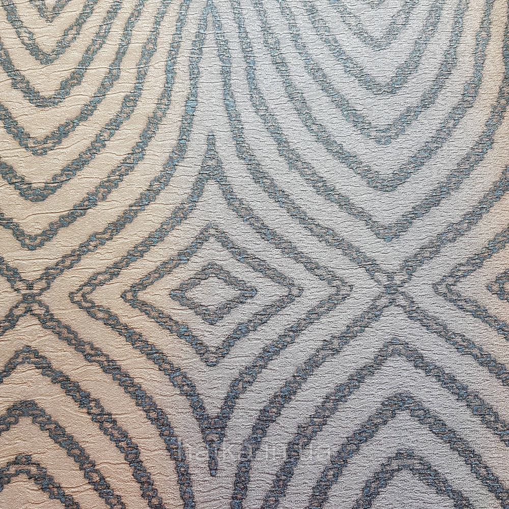 Шпалери метрові вінілові на флізелін 24 Carati Cristiana Masi геометрія смуги хвилі зелені золотисті 3д Київ - фото 1