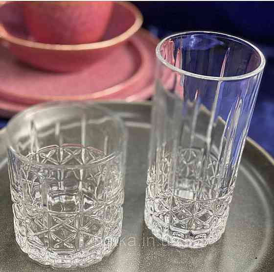 Набір склянок OLens " Шотландії" 350 мл 6 шт. високий прозорий для дому та ресторанів Київ