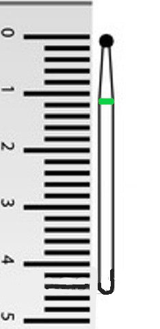 Насадка на фрезер алмазная малая сферическая шарик Киев - изображение 1