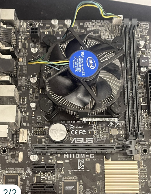 Материнская плата на H110M с процесором i5 6400 Харків - фото 1