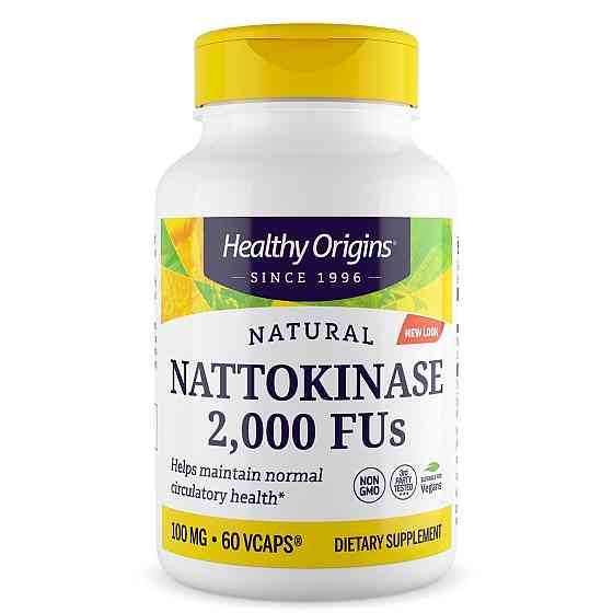 Наттокіназа (Nattokinase) 100 мг 60 капсул Київ