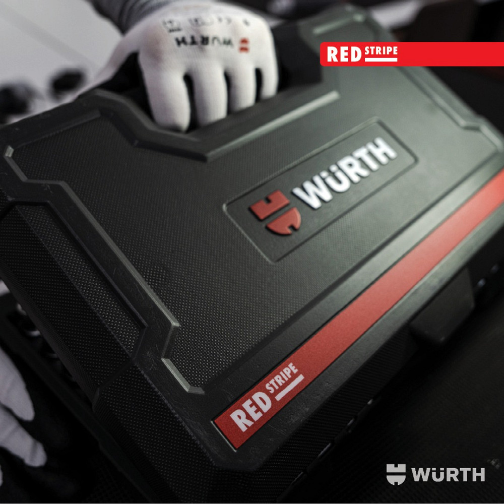 Набір головок торцевих Wurth з тріскачкою 1/2" Red Stripe 22шт Львів - фото 2