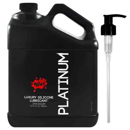Лубрикант на силиконовой основе WET Platinum One Gallon 3785 мл Sex Aura Киев