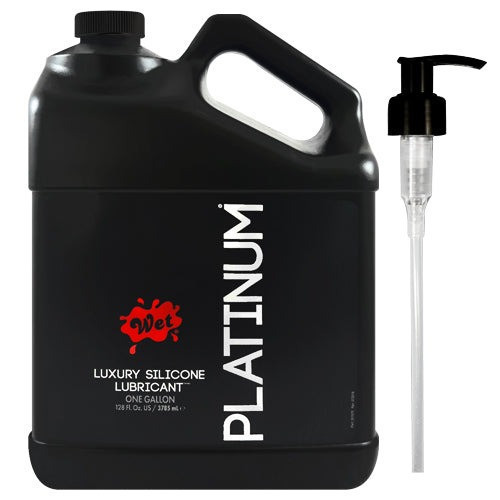 Лубрикант на силиконовой основе WET Platinum One Gallon 3785 мл Sex Aura Киев - изображение 2