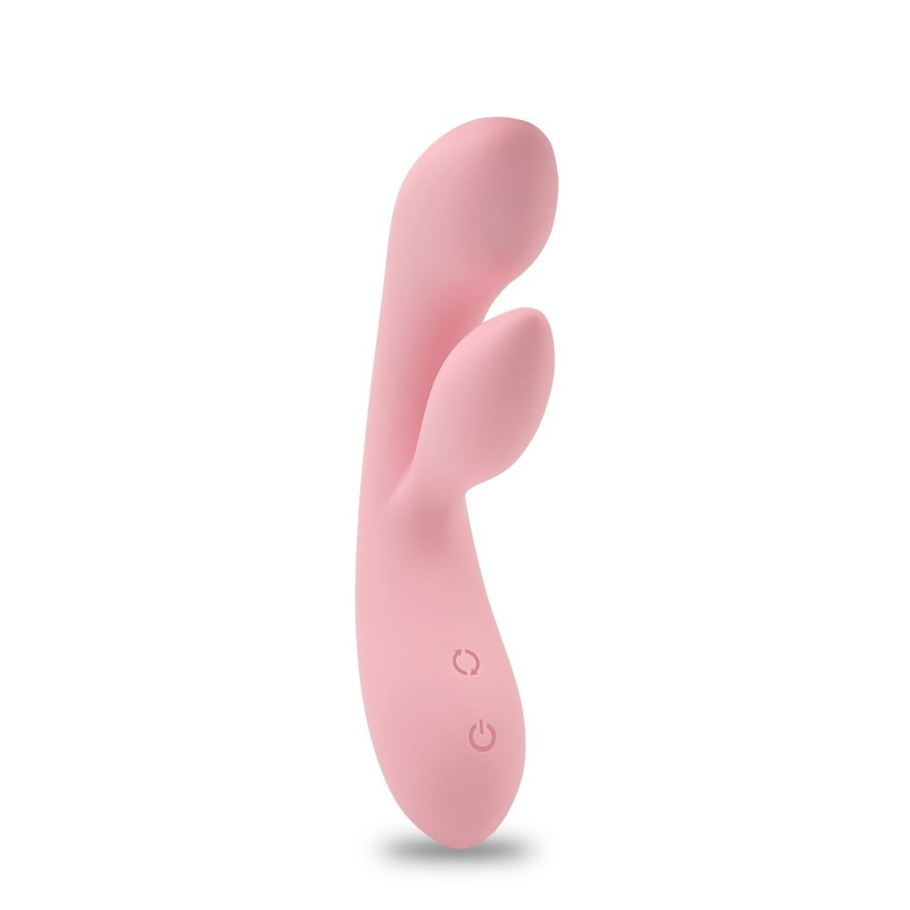 Вибратор с 2 отростками Chisa Aphrovibe Oh My Rabbit, нежно-розовый Sex Aura Киев - изображение 7
