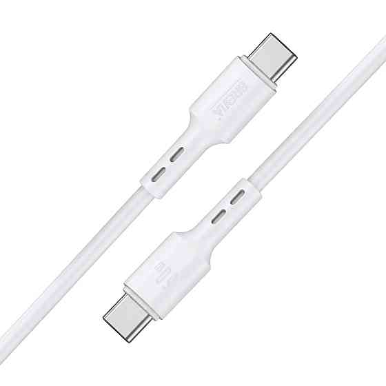 Кабель Brevia Type-C to Type-C 60W 1м, білий box (51100WCCC1) Львів