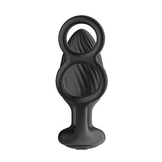Анальная вибропробка Nexus Tornado Cock and Ball Ring вращение+вибрация, эрекционное кольцо, пульт Sex Aura Киев