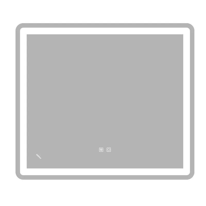 Зеркало Zerix Mirra MR05-80x70-REVERSE с LED Touch, Anti-fog, диммером, регулятором яркости (ZX6057) Киев - изображение 1
