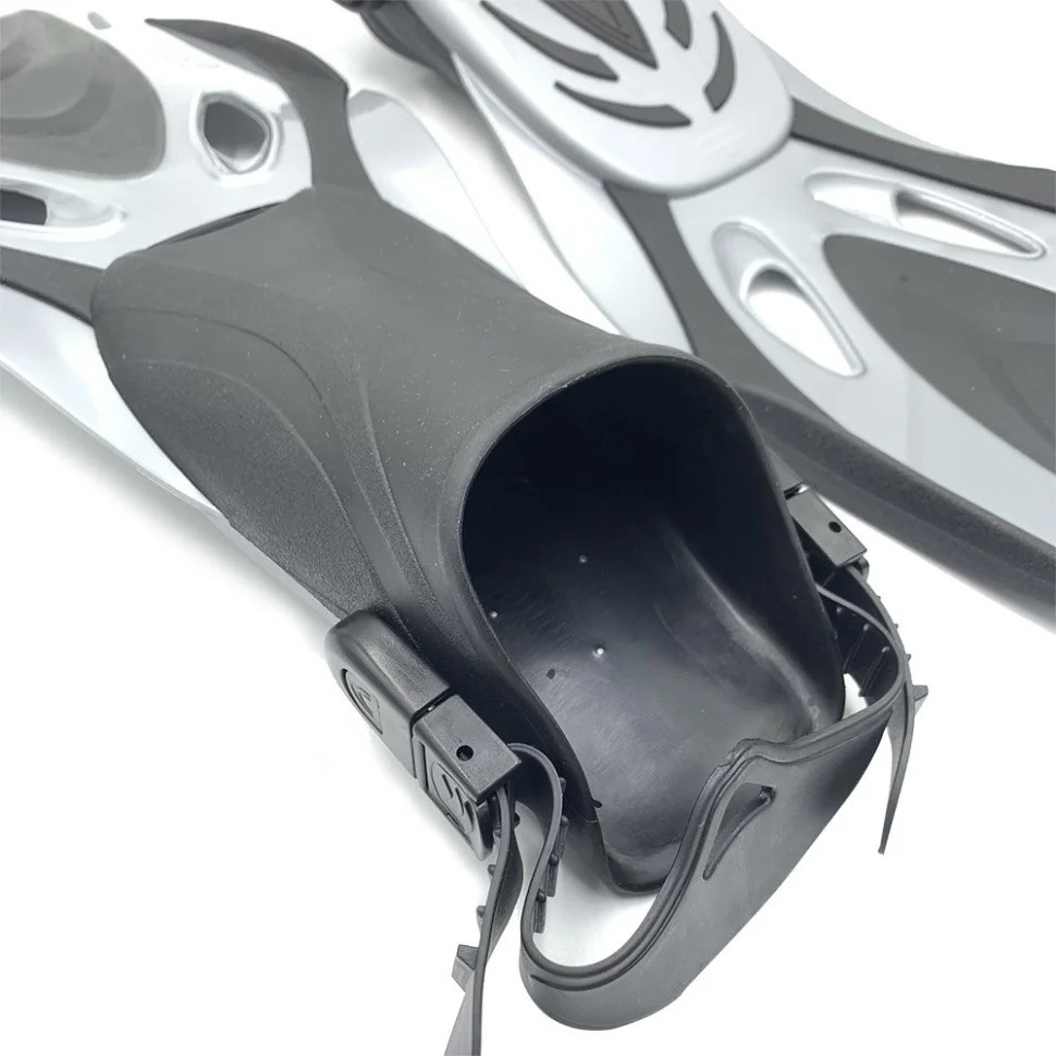 Ласты с открытой пяткой DLV Deep NE-66-39-43-GR размер SM/MD 39-43 серые Винница - изображение 3