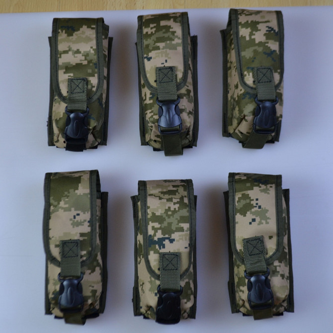Підсумок на 2 магазини подвійний із кордури піксель MOLLE тактичний GV-63 Львів - фото 9