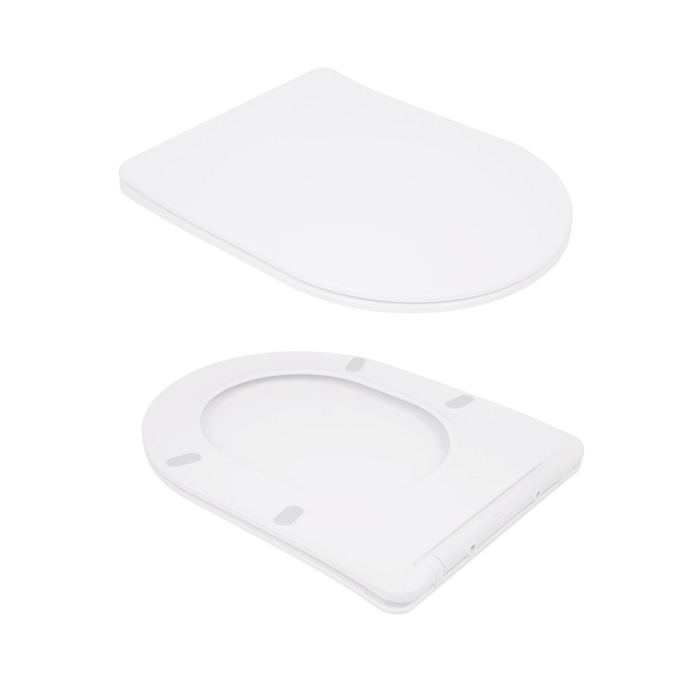 Унітаз-компакт Qtap Scorpio безобідковий Ultra Quiet із сидінням Soft-close QT14226088AW Київ - фото 16