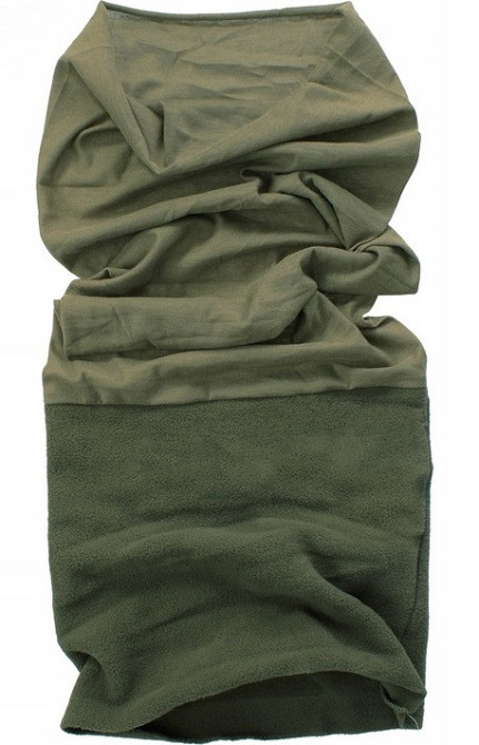 Универсальный Тактический Бафф (Шарф) из флиса многофункциональный Mil-Tec от Sturm (12217001) Olive Нововолынск - изображение 2